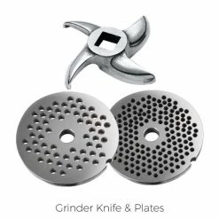 Buy 😀 Weston Butcher Series Commercial Grade #12 Electric Meat Grinder - 0.75 HP Steel 👍 -KitchenAid Shop 09 1201 w weston butcher series commercial grade 12 electric meat grinder 0.75 hp grinder knife and plates