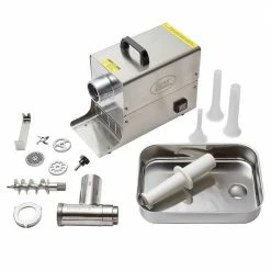 Cheap 🔥 LEM Big Bite Meat Grinder #5 With 1/8" (3mm) And 1/4" (6mm) Grinder Plates Stainless Steel ✨ -KitchenAid Shop 1777 bb5grinder group web 2