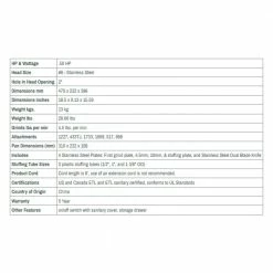 Budget ✨ LEM Dual Grind #8 Big Bite Meat Grinder + 11pc Grinder Cleaning Kit Assorted 🎁 -KitchenAid Shop 1784specs 1