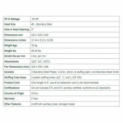 Coupon 🔔 LEM Big Bite Meat Grinder #5 With Premium Salvinox 1/8" And 1/4" Grinder Plates Stainless Steel 🧨 -KitchenAid Shop 5grinder