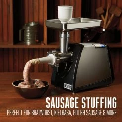 Wholesale 🥰 Weston #8 650-Watt Meat Grinder & Sausage Stuffer Black & Stainless 😀 -KitchenAid Shop 71gfsegt6dl. ac sl1500