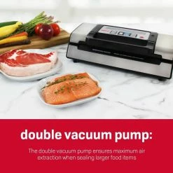 Outlet โจ Nesco / American Harvest Nesco Deluxe Vacuum Sealer Black, Stainless Steel ๐ 11 Outlet โจ Nesco / American Harvest Nesco Deluxe Vacuum Sealer Black, Stainless Steel ๐ -KitchenAid Shop 71qy7hvq4wl. ac sl1500
