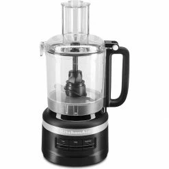 New ⌛ KitchenAid 9-Cup Food Processor | Black Matte Clear & Black 😀