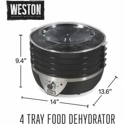 Promo ✨ Weston 4-Tray Dehydrator Black & Stainless 🎁 -KitchenAid Shop 81bttzp8oyl. ac sl1500