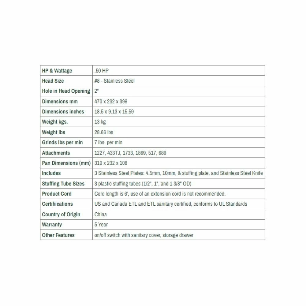 Promo ???? LEM Big Bite Meat Grinder #8 + Foot Switch Stainless Steel ⭐ 6 Promo ???? LEM Big Bite Meat Grinder #8 + Foot Switch Stainless Steel ⭐ - Image 6