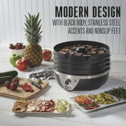 Promo ✨ Weston 4-Tray Dehydrator Black & Stainless 🎁 -KitchenAid Shop 91dumsij3ml. ac sl1500