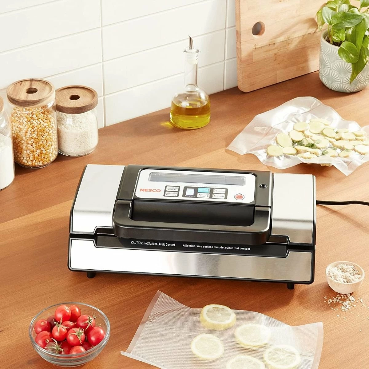 Outlet โจ Nesco / American Harvest Nesco Deluxe Vacuum Sealer Black, Stainless Steel ๐ 7 Outlet โจ Nesco / American Harvest Nesco Deluxe Vacuum Sealer Black, Stainless Steel ๐ - Image 7