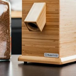 Outlet 👏 NutriMill Harvest Grain Mill | Gold Gold, Wood ✨ 12 Outlet 👏 NutriMill Harvest Grain Mill | Gold Gold, Wood ✨ -KitchenAid Shop bamboodetail 3