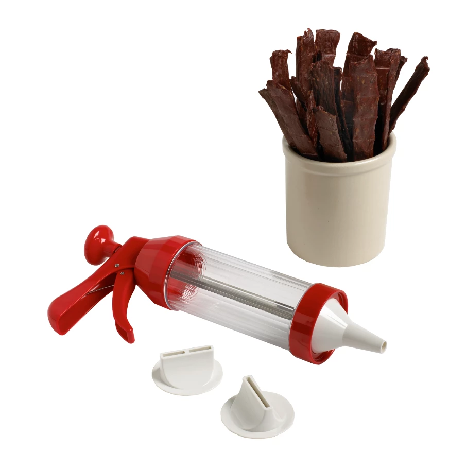 Coupon ๐ฏ Nesco / American Harvest Jumbo Jerky Works Kit - Large Jerky Gun & 5 Spices By Nesco Red ๐ 1 Coupon ๐ฏ Nesco / American Harvest Jumbo Jerky Works Kit - Large Jerky Gun & 5 Spices By Nesco Red ๐