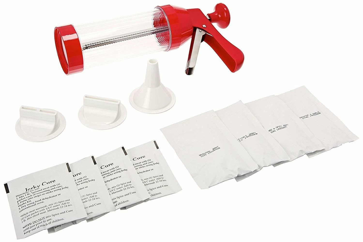 Coupon ๐ฏ Nesco / American Harvest Jumbo Jerky Works Kit - Large Jerky Gun & 5 Spices By Nesco Red ๐ 2 Coupon ๐ฏ Nesco / American Harvest Jumbo Jerky Works Kit - Large Jerky Gun & 5 Spices By Nesco Red ๐ - Image 2