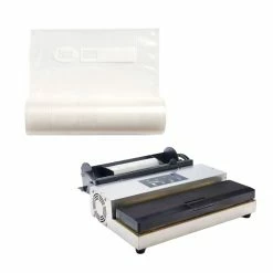 Best Pirce 😀 LEM MaxVac 500 Vacuum Sealer + Set Of 2 MaxVac Vacuum Bag Rolls (11" X 16') Black & Stainless 🎉