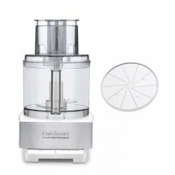Brand new ❤️ Cuisinart Custom 14-Cup Food Processor + Fine Grater Disc | White Stainless Steel 😀
