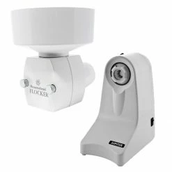 New 🔔 Family Grain Mill Motor & Grain Flaker Combo White & Stainless 🌟