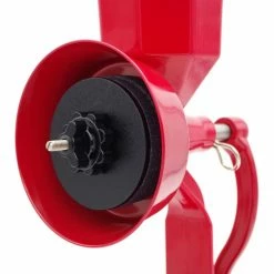 Outlet 🛒 Wondermill Grain Mills Wonder Junior Deluxe Plus Package Red ❤️ -KitchenAid Shop imgp4512 wj red upclose highres