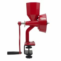 Outlet 🛒 Wondermill Grain Mills Wonder Junior Deluxe Plus Package Red ❤️ -KitchenAid Shop imgp4567 wonderjuniordeluxeplus sideshot highres