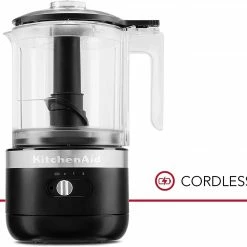 Coupon 💯 KitchenAid 5-Cup Cordless Food Chopper | Black Matte Black ⭐