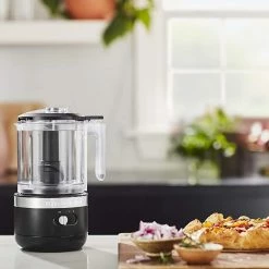 Coupon 💯 KitchenAid 5-Cup Cordless Food Chopper | Black Matte Black ⭐ -KitchenAid Shop kfcb519bm cordless food chopper black matte