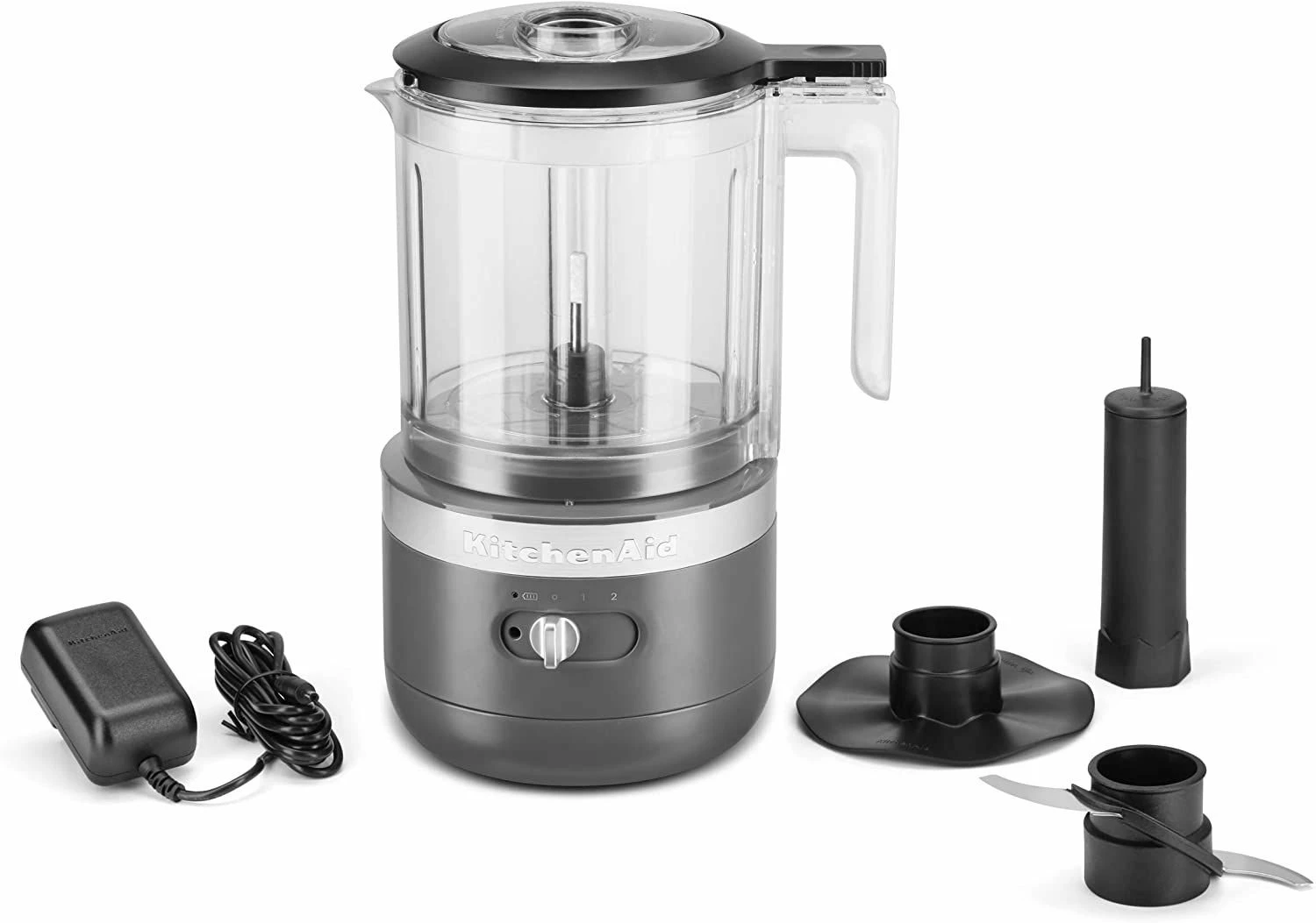 Top 10 😀 KitchenAid 5-Cup Cordless Food Chopper | Matte Charcoal Grey Gray ✔️ - Image 2