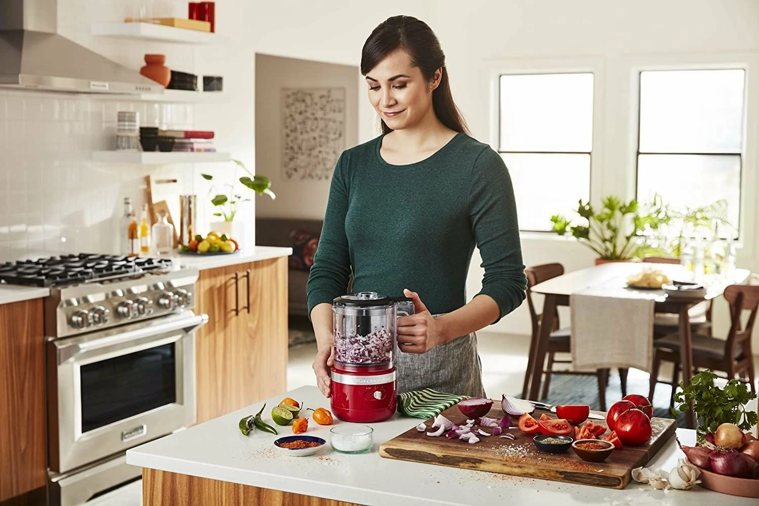 Best Pirce 🥰 KitchenAid 5-Cup Cordless Food Chopper | Empire Red Red ⭐ - Image 4