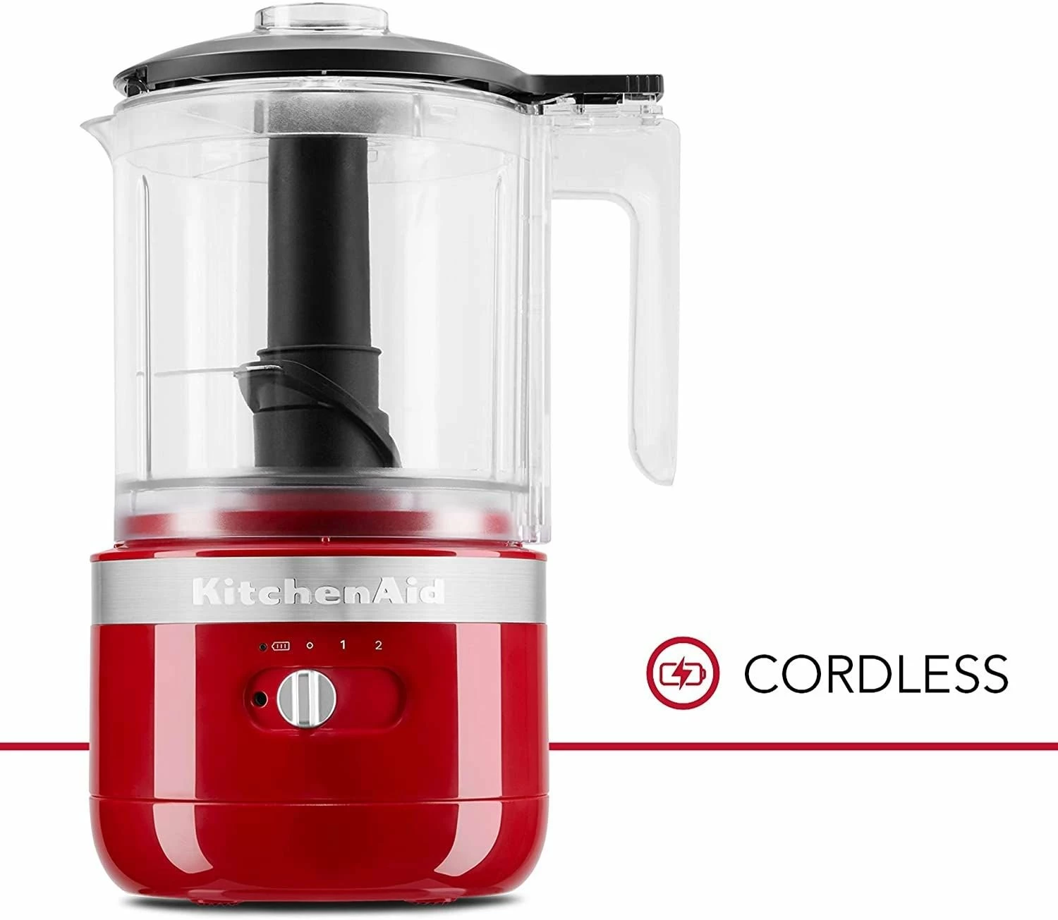 Best Pirce 🥰 KitchenAid 5-Cup Cordless Food Chopper | Empire Red Red ⭐