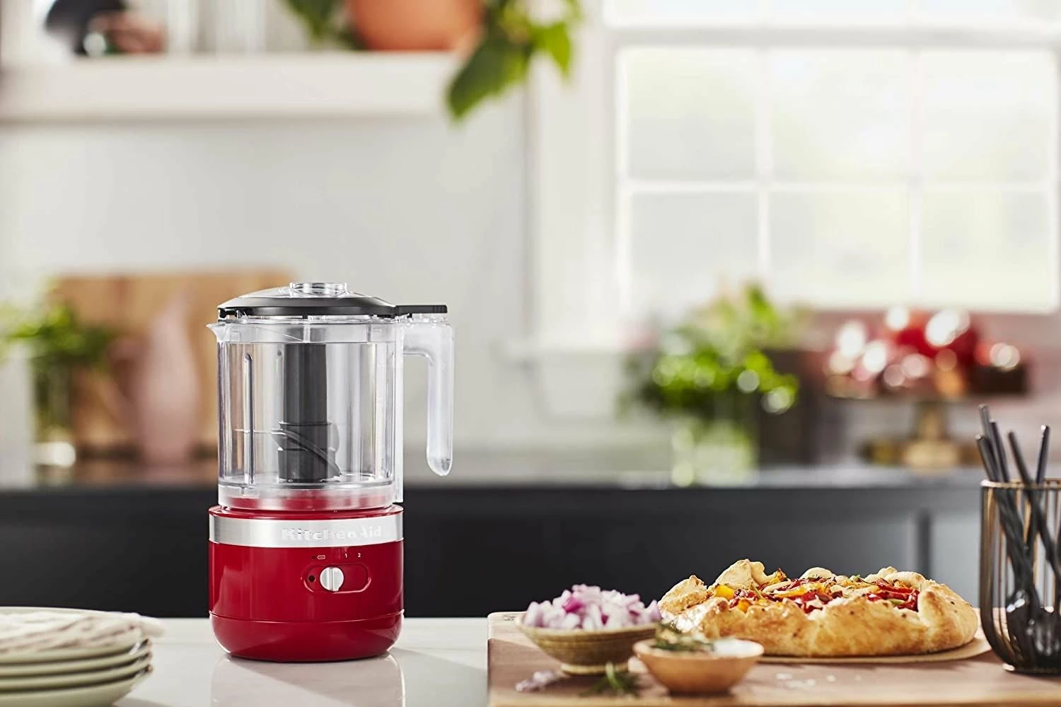 Best Pirce 🥰 KitchenAid 5-Cup Cordless Food Chopper | Empire Red Red ⭐ - Image 5