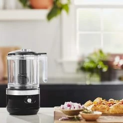 Deals ⭐ KitchenAid 5-Cup Cordless Food Chopper | Onyx Black Black 🔥 -KitchenAid Shop kfcb519ob cordless food chopper onyx black