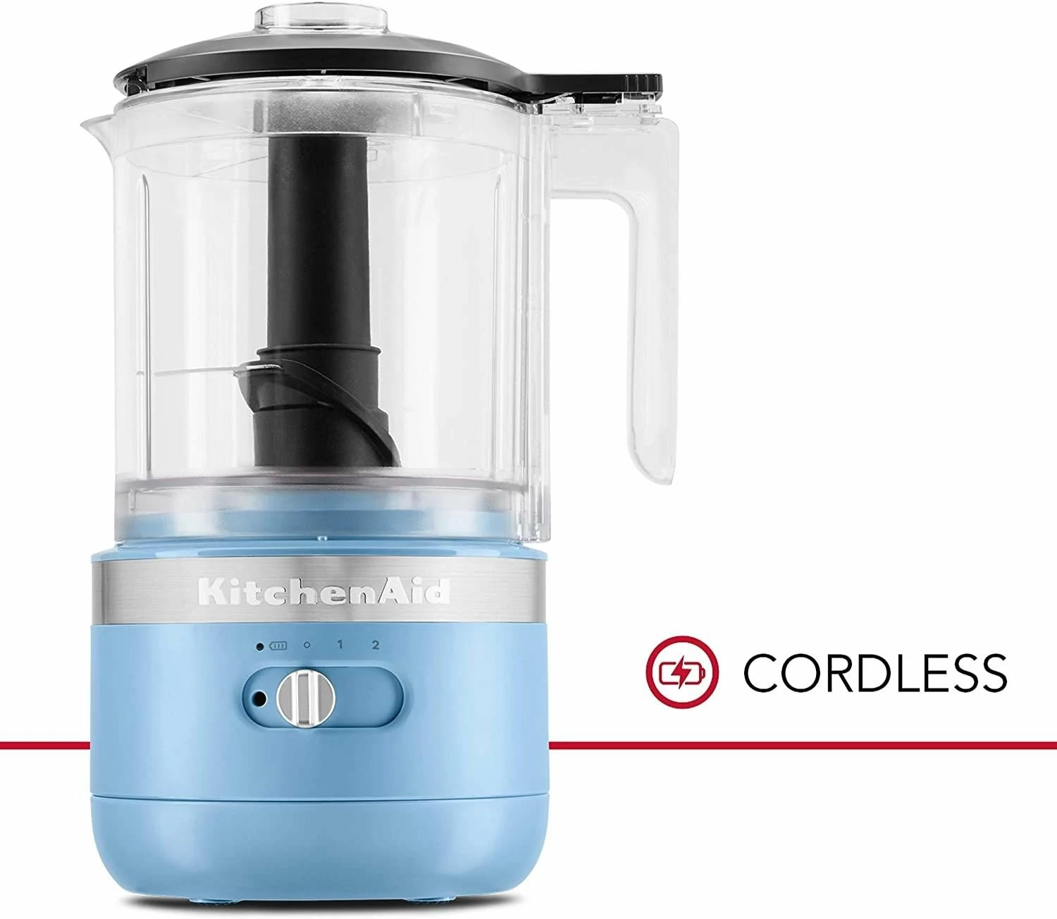 Brand new 🔥 KitchenAid 5-Cup Cordless Food Chopper | Blue Velvet Blue ✔️