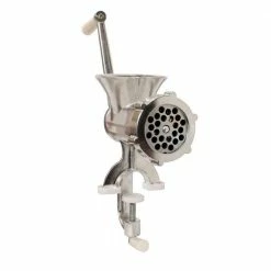 Deals 😉 LEM #10 Aluminum Clamp-On Manual Meat Grinder Silver ⭐