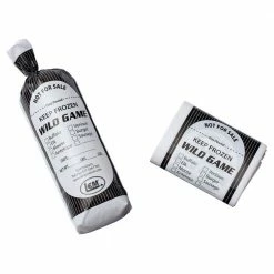 Wholesale ⭐ LEM 1 Ib Wild Game Poly Bag - 25 Count Black, White ✨