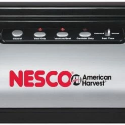 New 😉 Nesco / American Harvest Nesco VS-02 Food Vacuum Sealer + Storage Bags | Black Black 👏