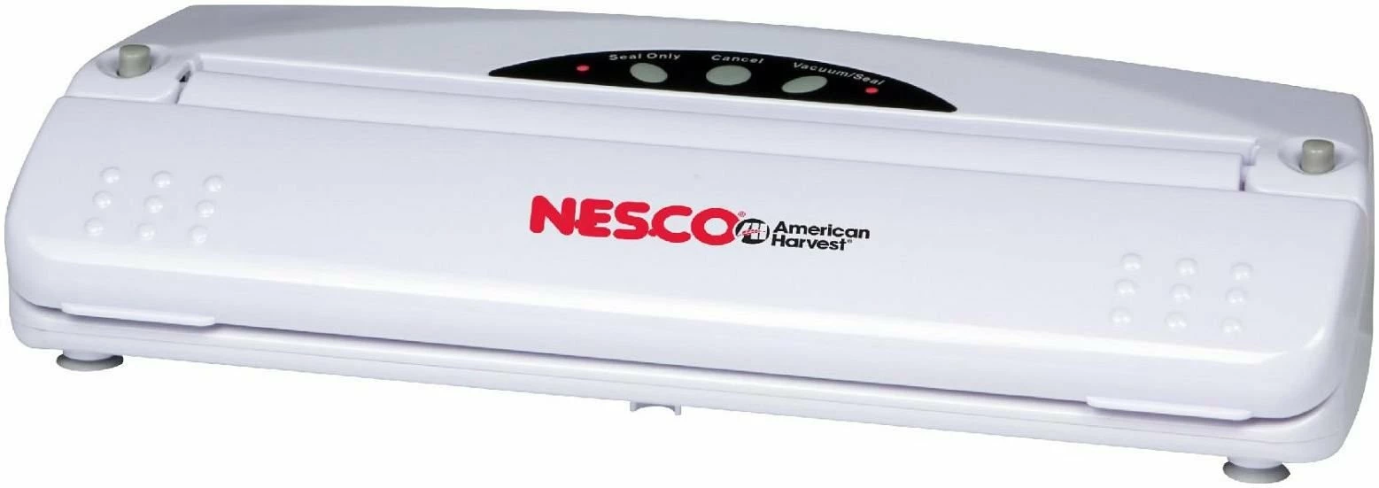 Discount π Nesco / American Harvest Nesco VS-01 Food Vacuum Sealer + Storage Bags | White White βοΈ 1 Discount π Nesco / American Harvest Nesco VS-01 Food Vacuum Sealer + Storage Bags | White White βοΈ