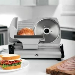 Flash Sale 😍 Kalorik Professional Style Food Slicer | Silver Silver 🌟 -KitchenAid Shop slice1