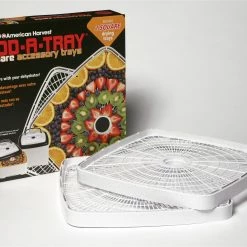 Deals 🔥 Nesco / American Harvest Nesco Add A Tray 2 Pack (for Nesco Food Dehydrator Model FD-80) 🔔