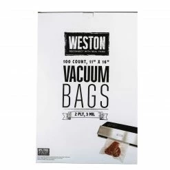 Best reviews of 🤩 Weston 11"x16" Vacuum-Seal Bags, 100 Count Clear 💯