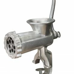 Coupon ⌛ Weston #10 Tinned Manual Meat Grinder With C-Clamp Silver 🎉