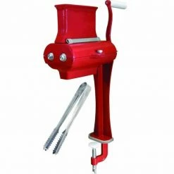 Brand new 🎉 Weston Manual Jerky Slicer, Single Support Red, Silver 😍