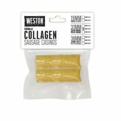 Brand new 🔥 Weston Sausage Casing | 33mm (30 Lb Yield) Natural 🌟